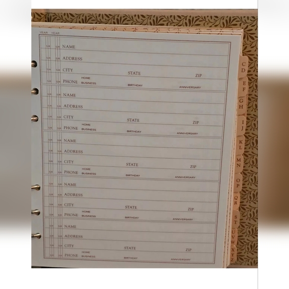 Vintage 1983 Hallmark Birds  Phone/Address Book with Calendar - Picture 10 of 16